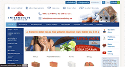 Desktop Screenshot of internetovestavebniny.sk